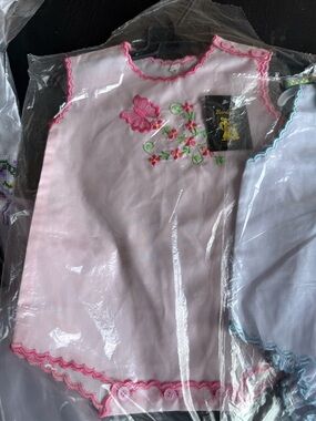 Pink Embroidered Baby Dress with Floral Detail